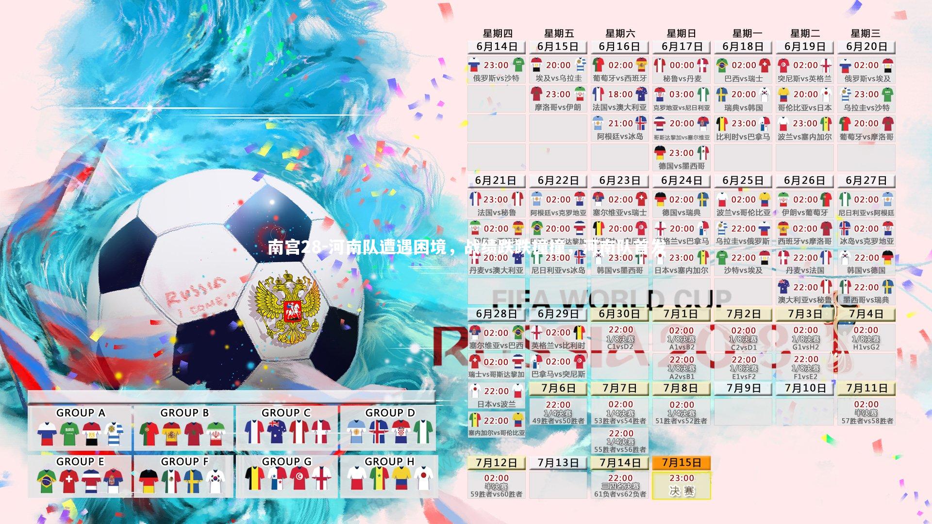 河南队遭遇困境，战绩跌跌撞撞，河南队首发